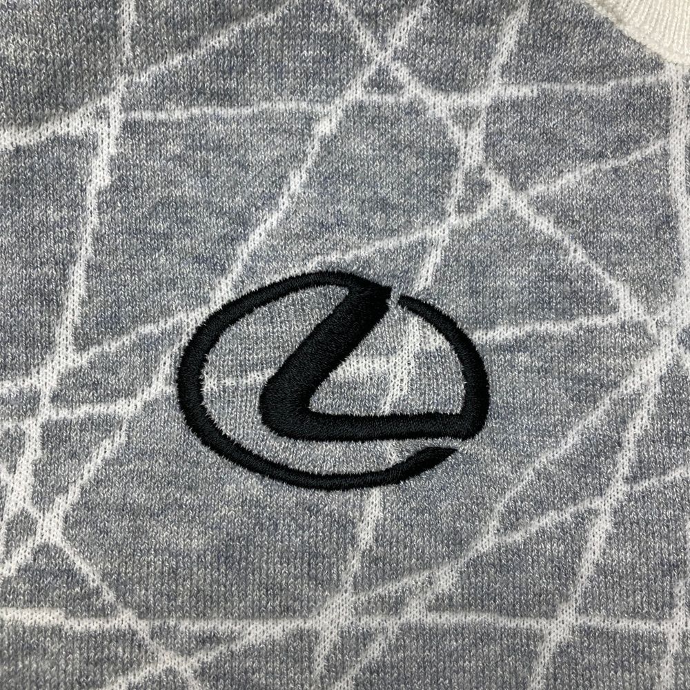 サイズ：LL SRIXON スリクソン ×LEXUS ニットジップジャケット 総柄