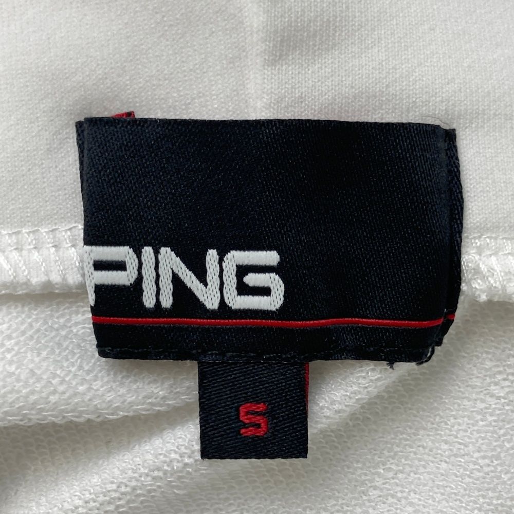 サイズ：S PING ピン 2023年モデル 軽量 スウェットパーカー ホワイト