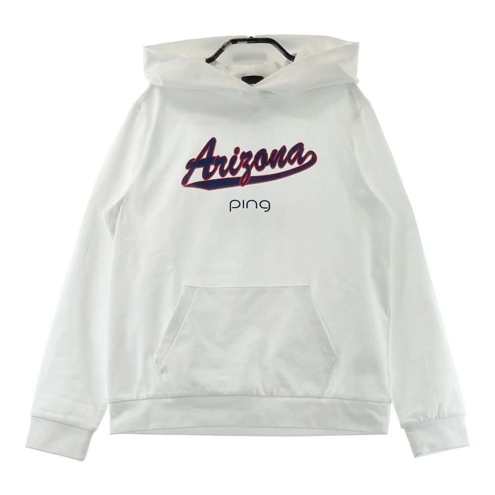 サイズ：S PING ピン 2023年モデル 軽量 スウェットパーカー ホワイト