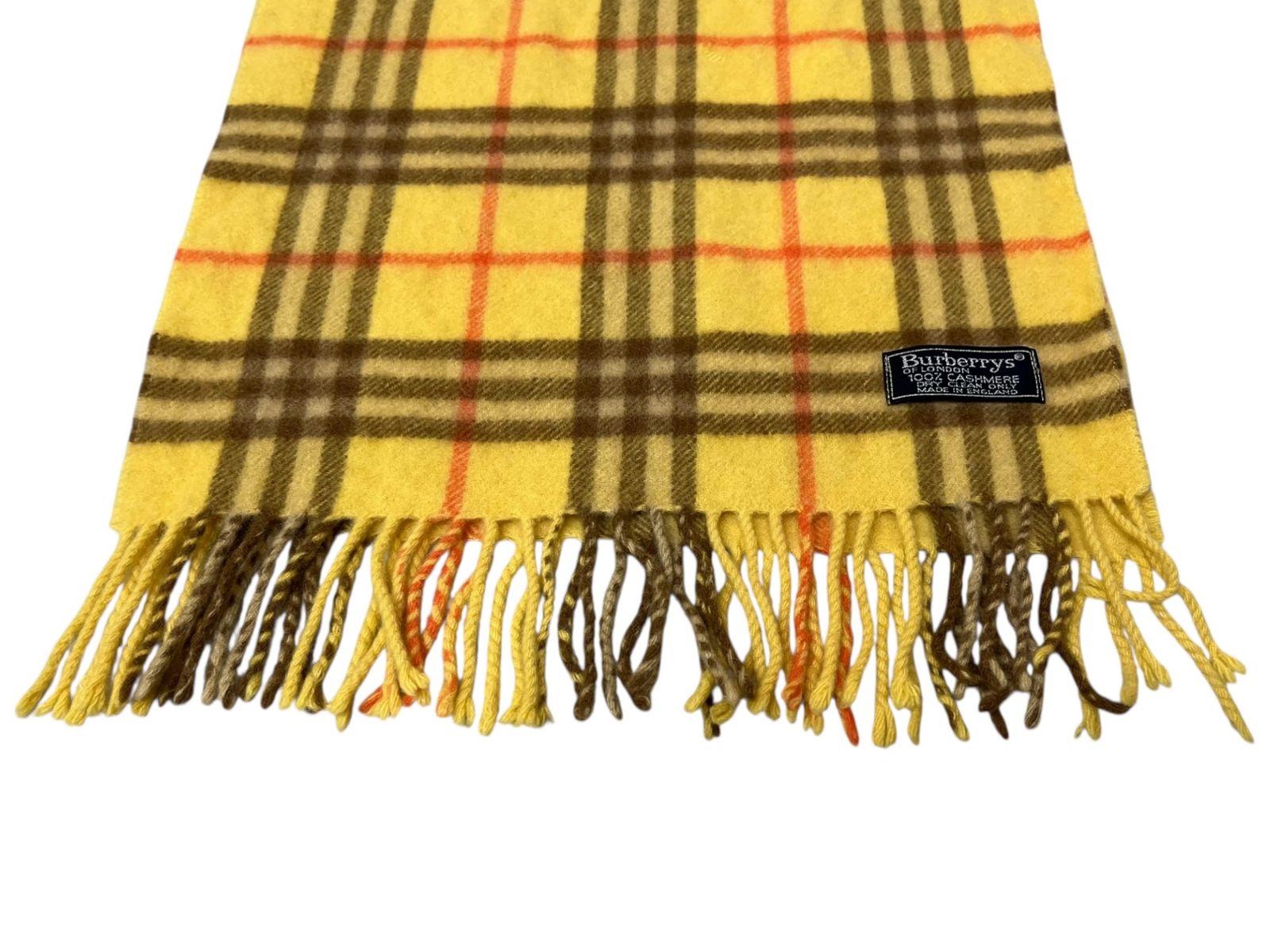 BURBERRYS (バーバリーズ) マフラー ノバチェック カシミヤ