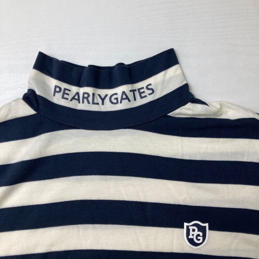 サイズ：1 PEARLY GATES パーリーゲイツ ハイネック 長袖Tシャツ