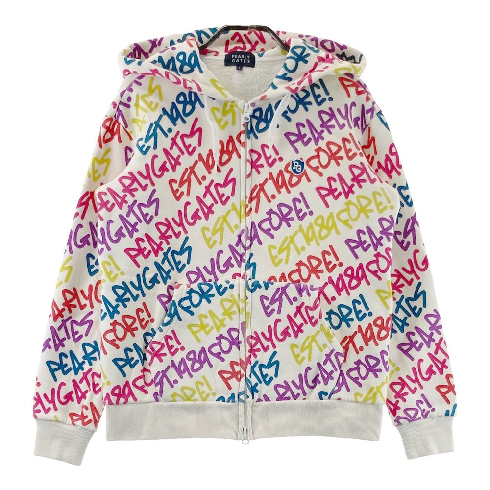 サイズ：1 PEARLY GATES パーリーゲイツ 裏起毛 スウェット ジップ