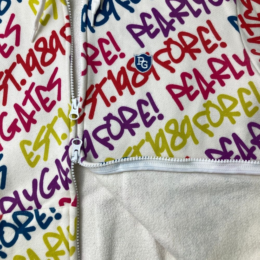 サイズ：1 PEARLY GATES パーリーゲイツ 裏起毛 スウェット ジップ