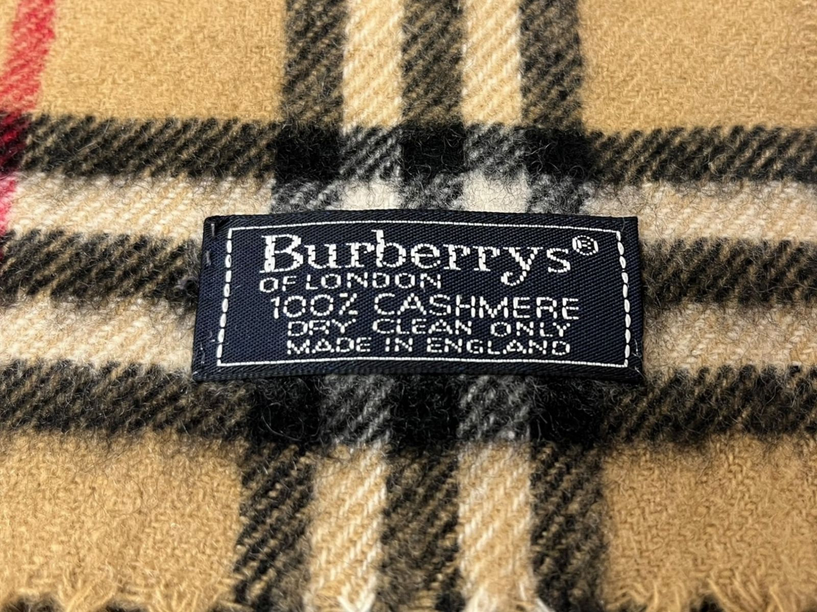 BURBERRYS (バーバリーズ) マフラー ノバチェック カシミヤ