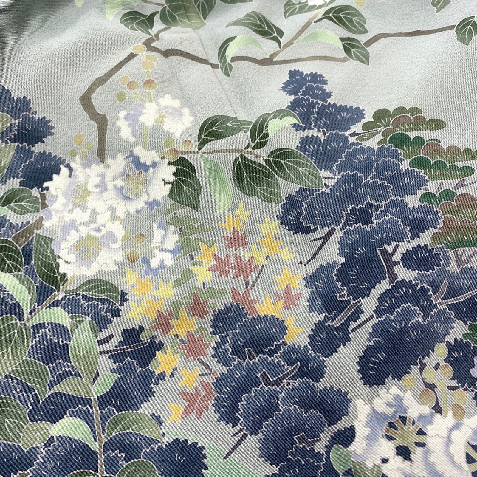 美品 逸品 上品 十日町友禅 岡村蒼風作 正絹 訪問着 K1120 - メルカリ