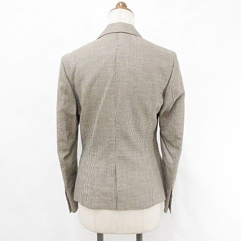 【未使用品】ユニバーサルランゲージ　テーラード　mannelli　千鳥柄　L ユニバーサル ランゲージ UNIVERSAL LANGUAGE ジャケット テーラー