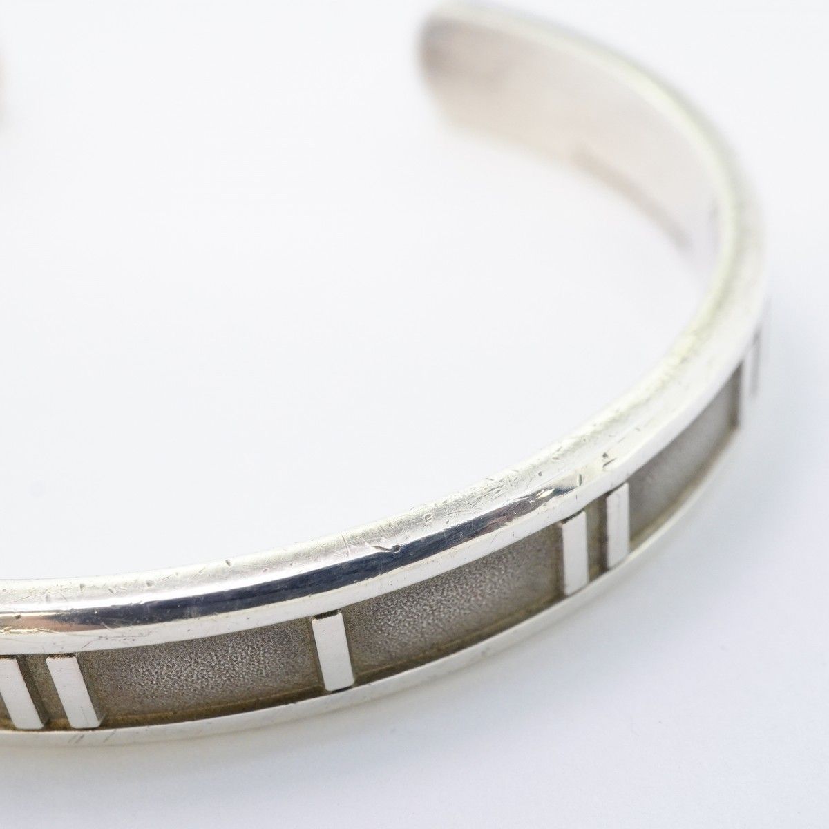 6jab0167】ティファニー バングル アトラス シルバー925【中古