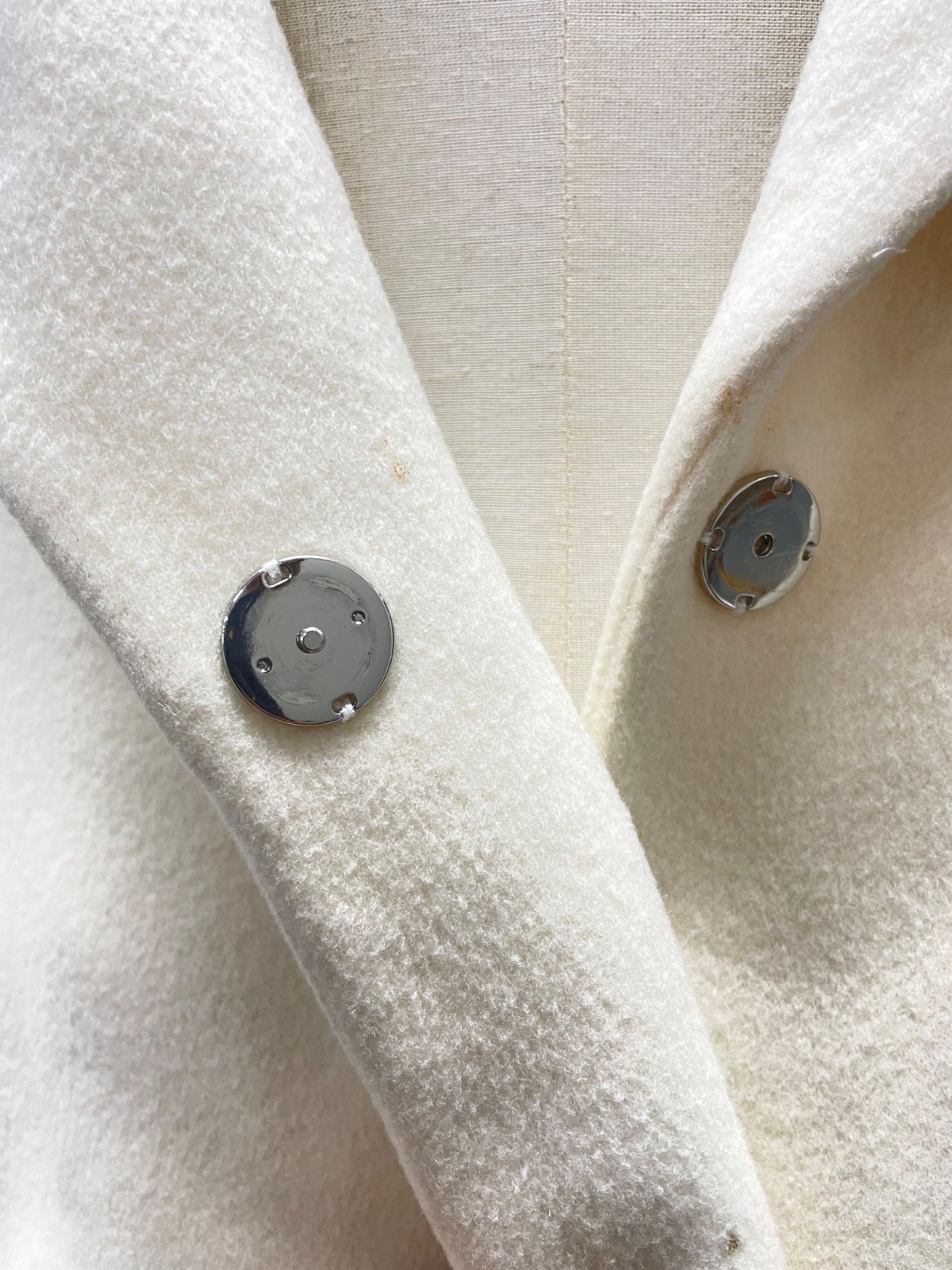 CS2156 セルフォード ウールショートコート アイボリー - メルカリ