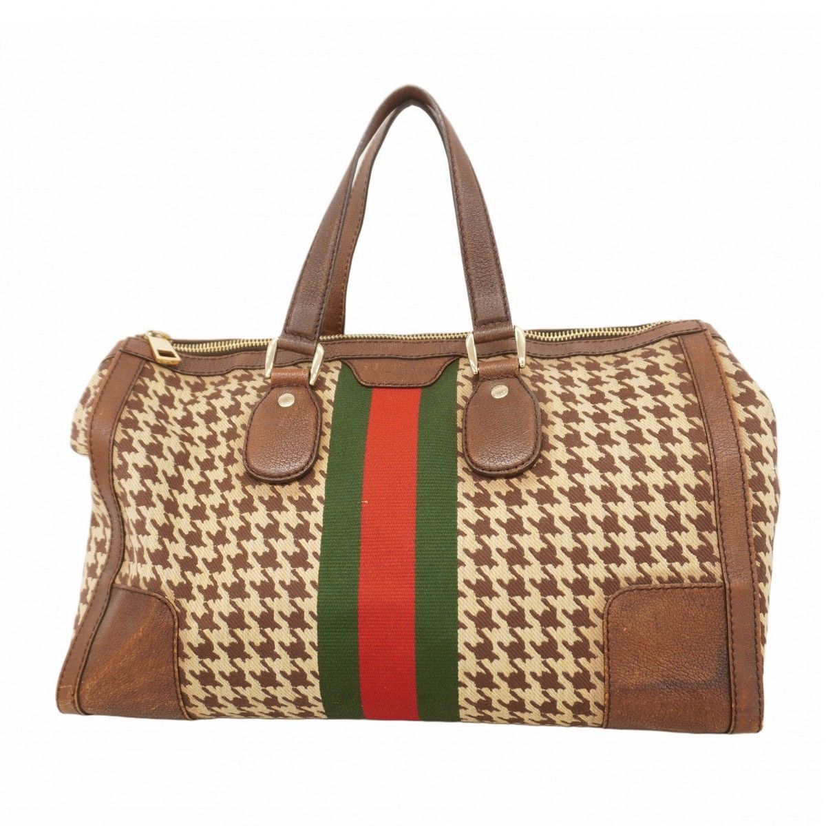 6ad3437-k】グッチ ハンドバッグ シェリーライン 271625 キャンバス