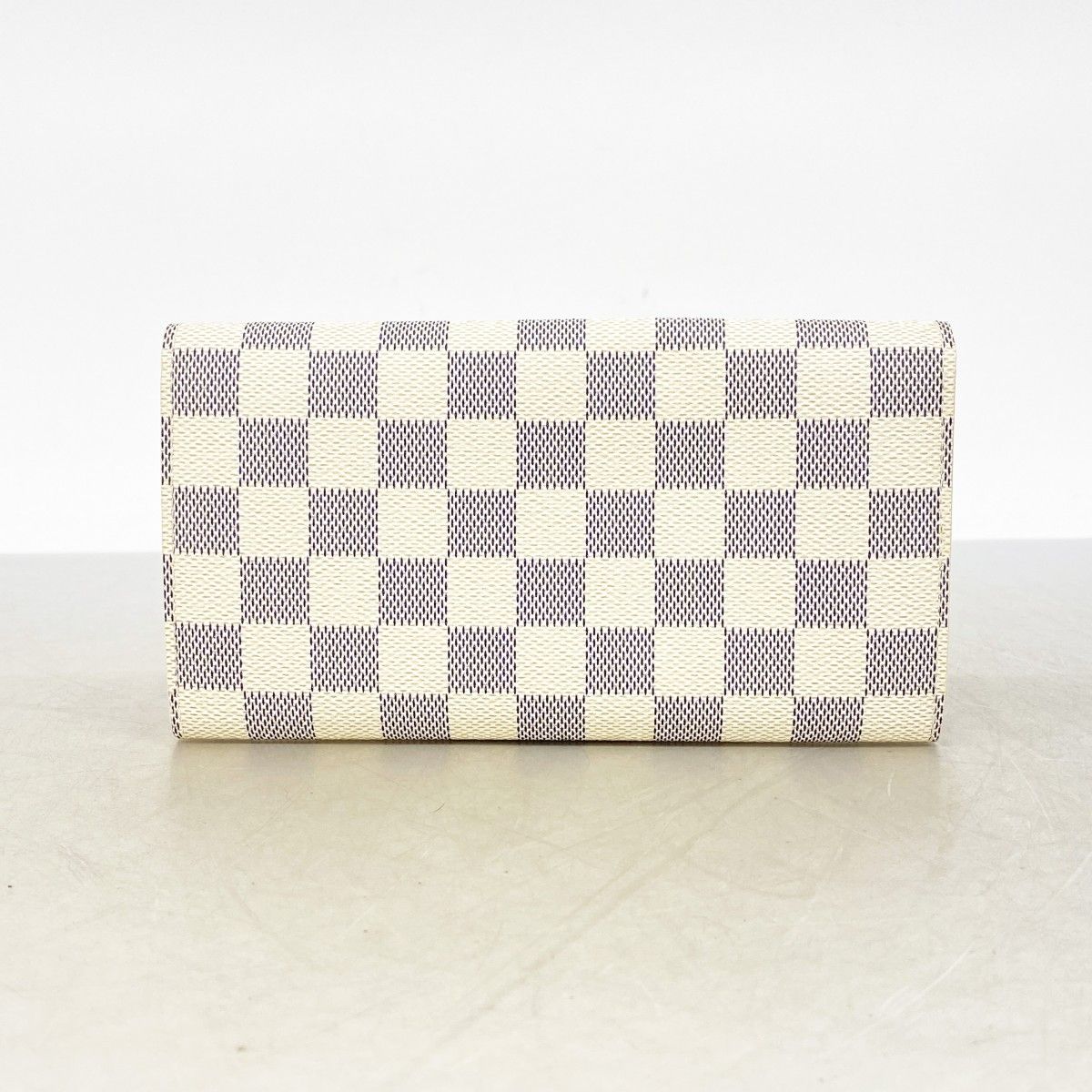 【専用】ルイヴィトン　ポルトフォイユサラ　ダミエ　アズール　ホワイト 極美品】ルイヴィトン ダミエ・アズール ポルトフォイユ・サラ 長財布