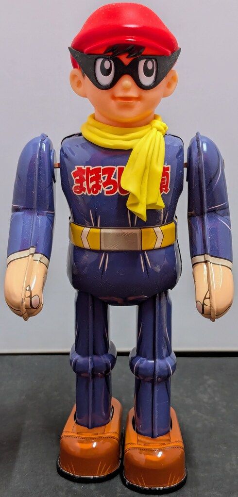 ビリケン商会 ゼンマイ歩行ブリキ まぼろし探偵 220mm - メルカリ