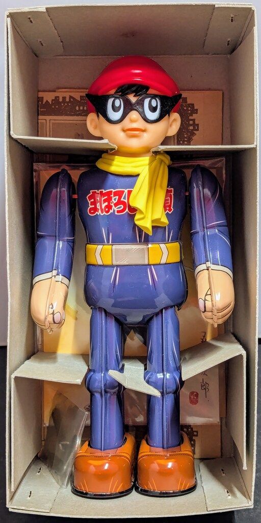 ビリケン商会 ゼンマイ歩行ブリキ まぼろし探偵 220mm - メルカリ