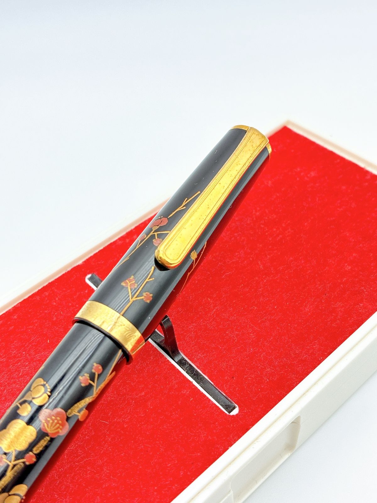 |プラチナ 万年筆 14 K|585 ゴールド|ブラック ＃3776 蒔絵 香苑 YY 254