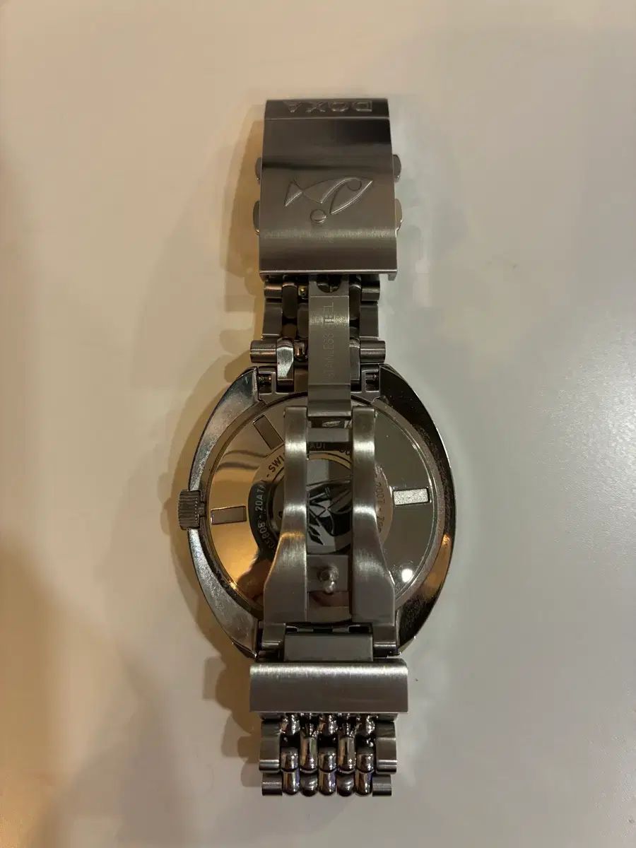  독사 doxa 200t シャークハンター サンレイ 限定デザイン 自動巻き時計 腕時計(アナログ)