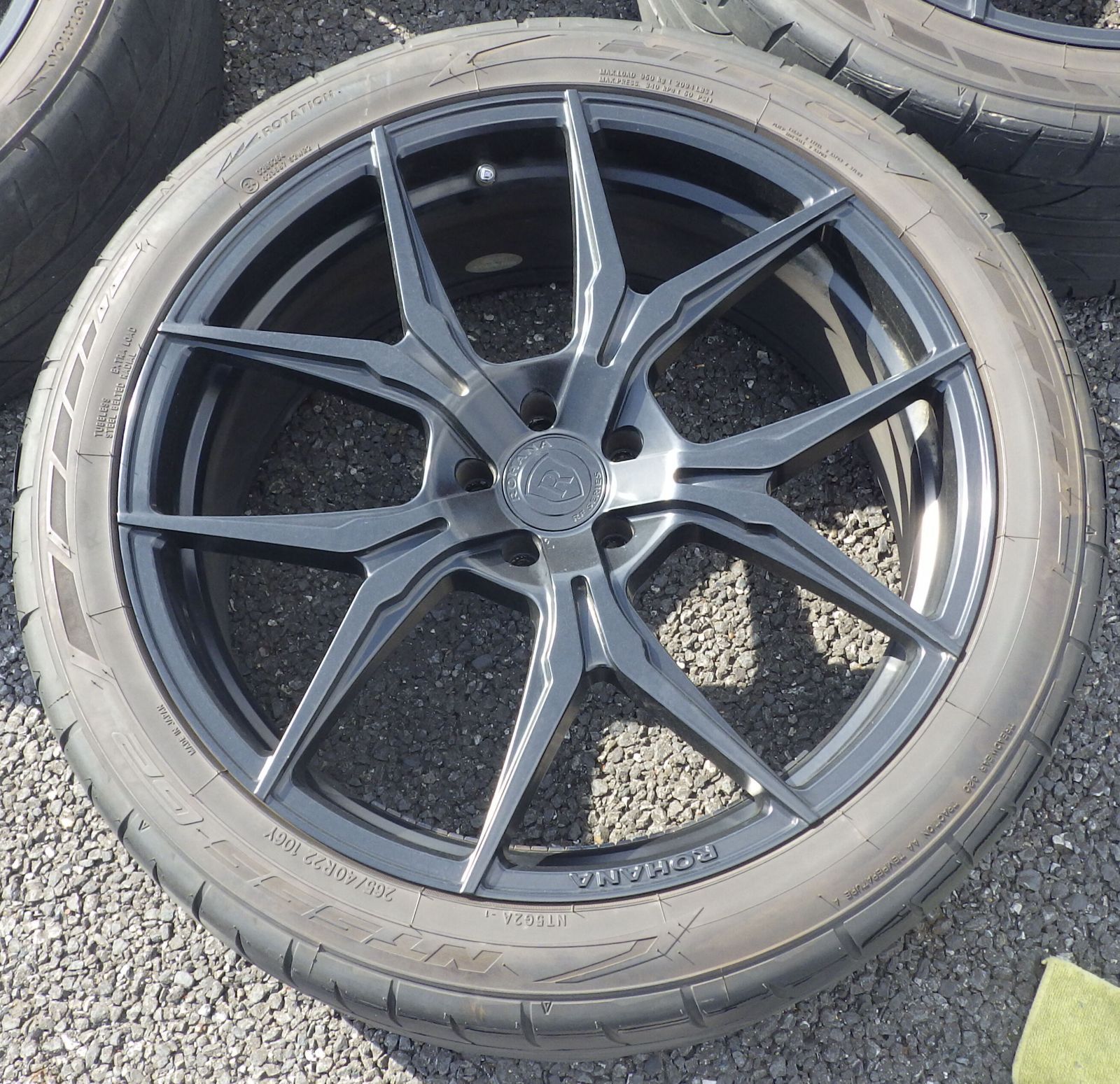 D1543)AWタイヤ☆ レクサス RX□ROHANA RFX5／NITTO NT555 GE【265