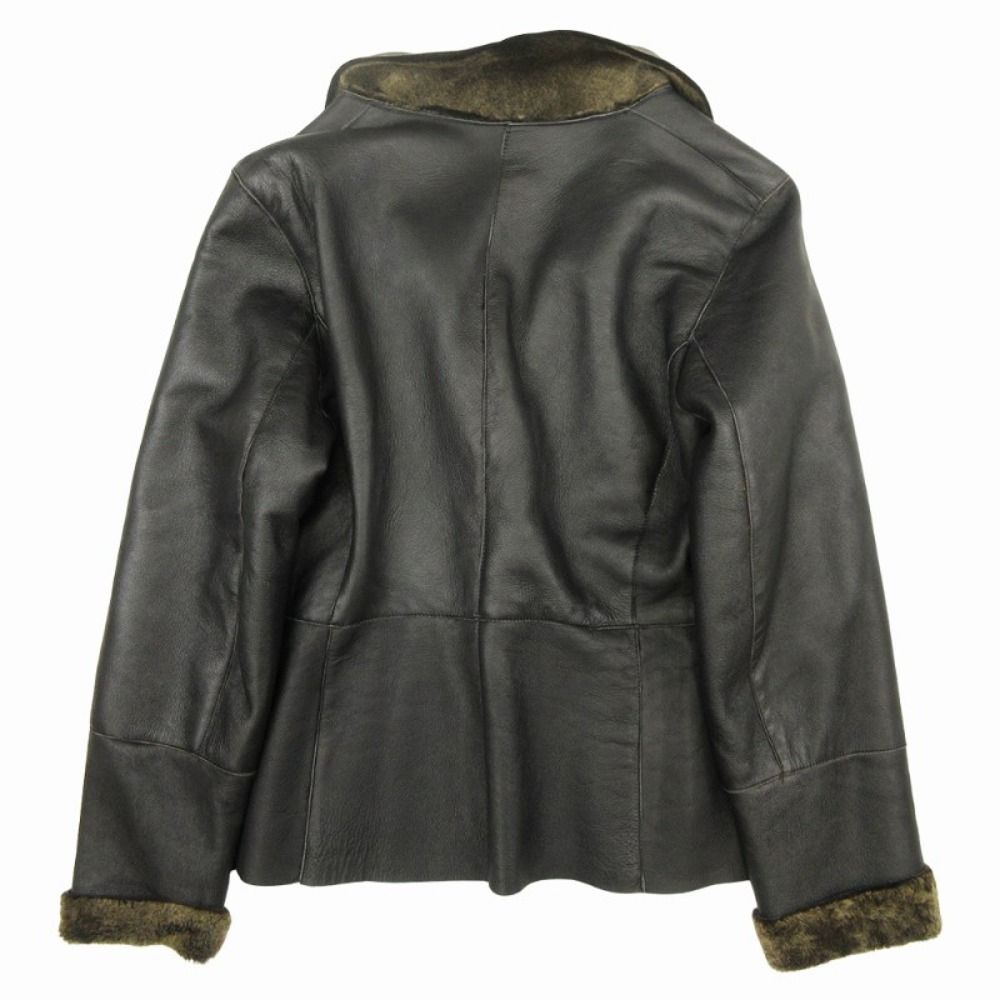 美品 BALLY バリー vintage ラムスキン レザー ジャケット ブルゾン