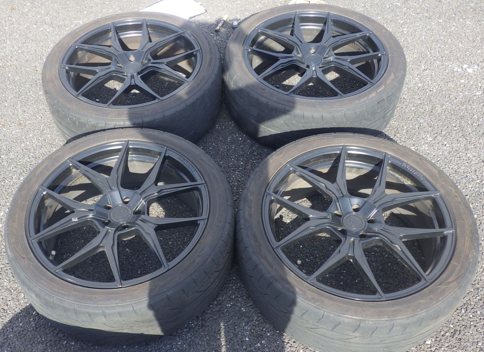 D1543)AWタイヤ☆ レクサス RX□ROHANA RFX5／NITTO NT555 GE【265