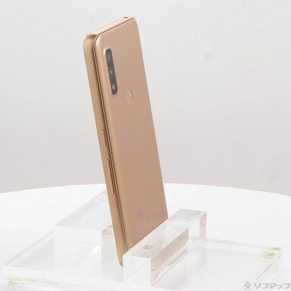 中古品〕 arrows We 64GB ローズゴールド FCG01 au SIMフリー【348