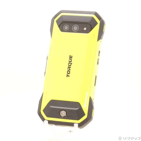 中古品〕 TORQUE 5G 128GB イエロー KYG01 auロック解除SIMフリー【295