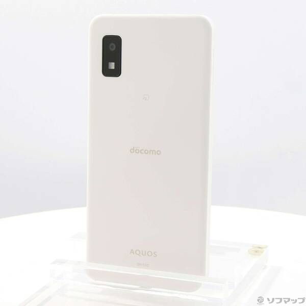中古品〕 AQUOS wish2 64GB ホワイト SH-51C docomo SIMフリー【352