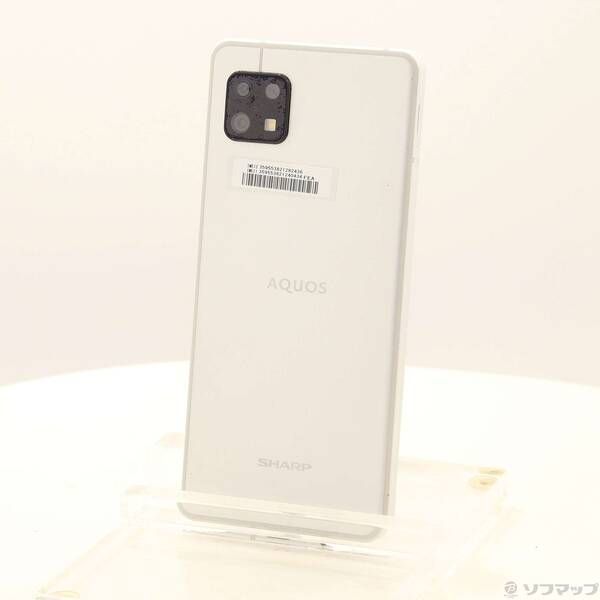 中古品〕 AQUOS sense6 128GB シルバー SH-M19 SIMフリー【368