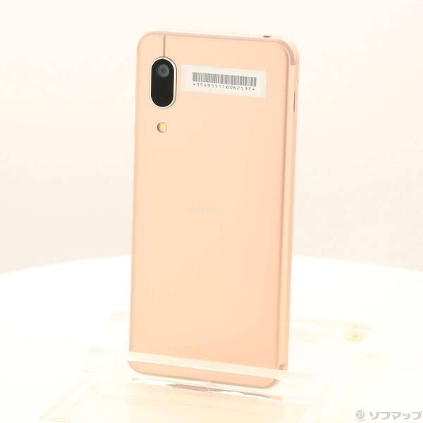 中古品〕 AQUOS sense3 basic 32GB ライトカッパー SHV48 auロック解除