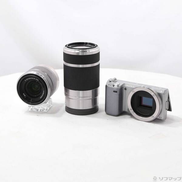 中古品〕 α NEX-5NY ダブルズームレンズキット (18-55mm／55-210mm付属