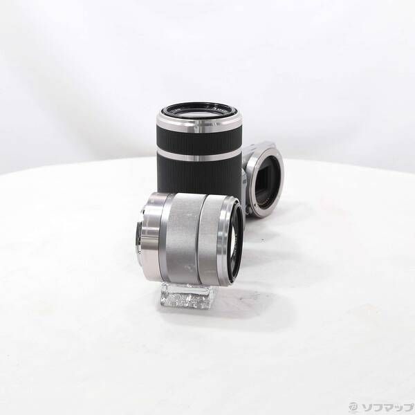 中古品〕 α NEX-5NY ダブルズームレンズキット (18-55mm／55-210mm付属