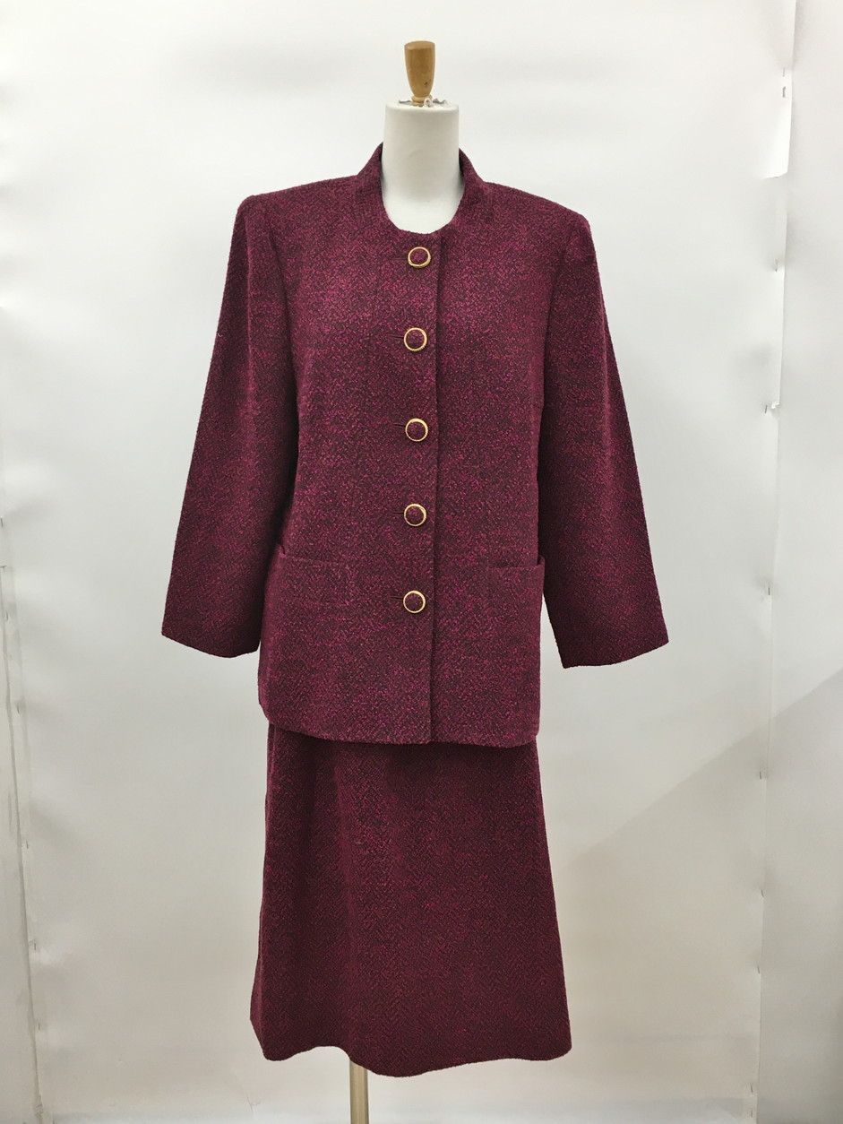 レリアン leilian ノーカラージャケット スカート セットアップ 13+