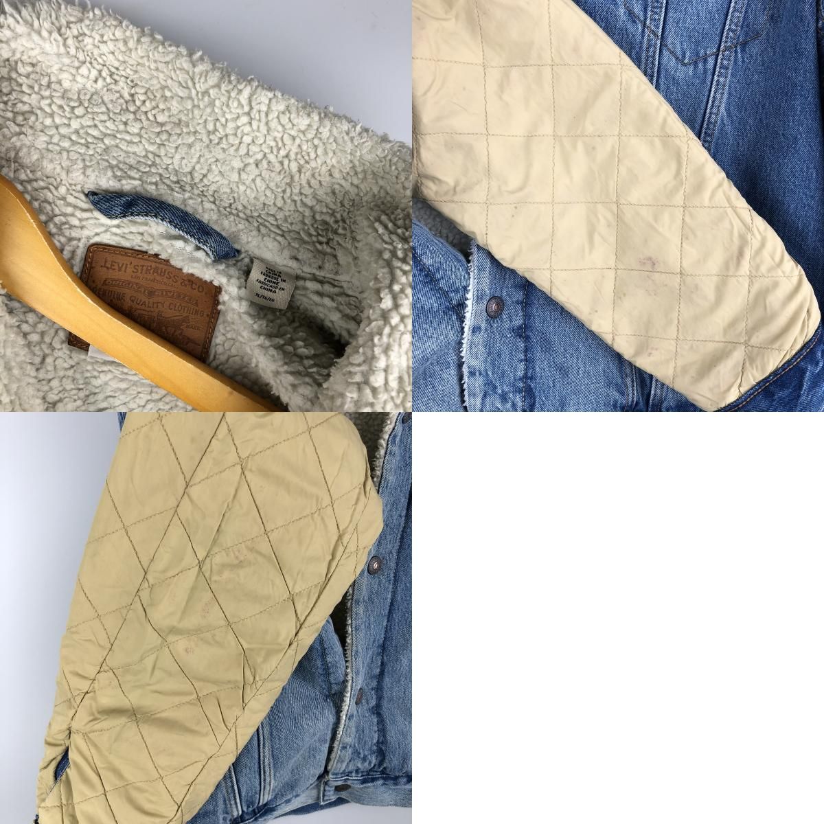 古着 リーバイス Levi's PREMIUM プレミアム 中綿入り デニムボア