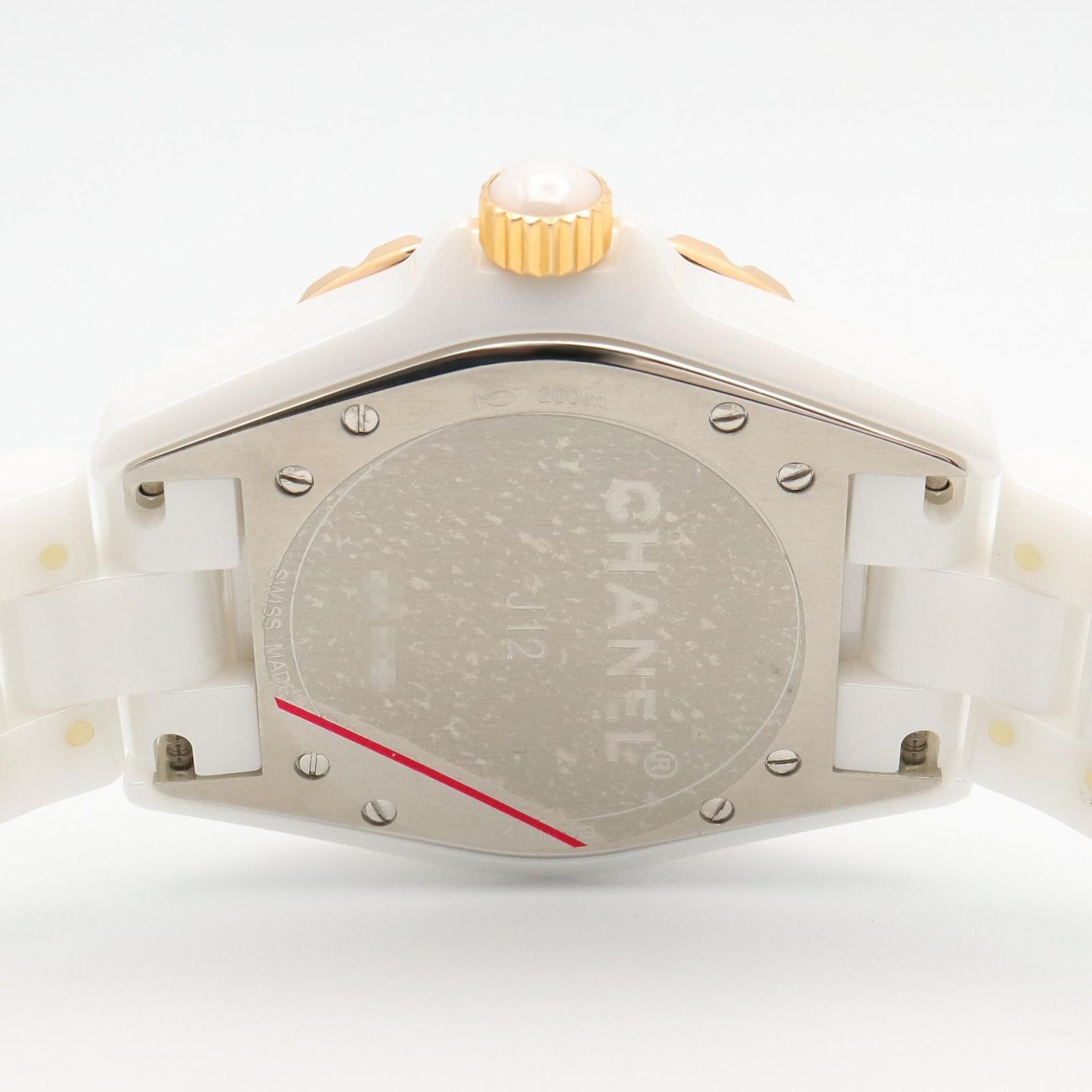 シャネル CHANEL 腕時計 J12 11Pダイヤ H2180 ホワイト K18PG（ピンク