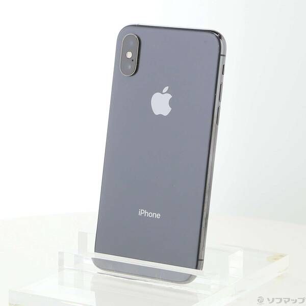 iPhoneXS 64GB スペースグレー 中古品〕 iPhoneXS 64GB スペースグレイ MTAW2J／A SIMフリー【247