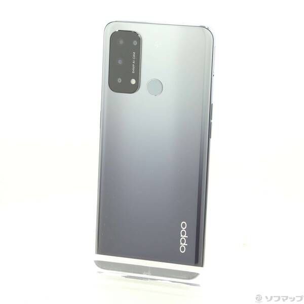 中古品〕 OPPO Reno5 A 128GB シルバーブラック A101OP Y!mobile SIM