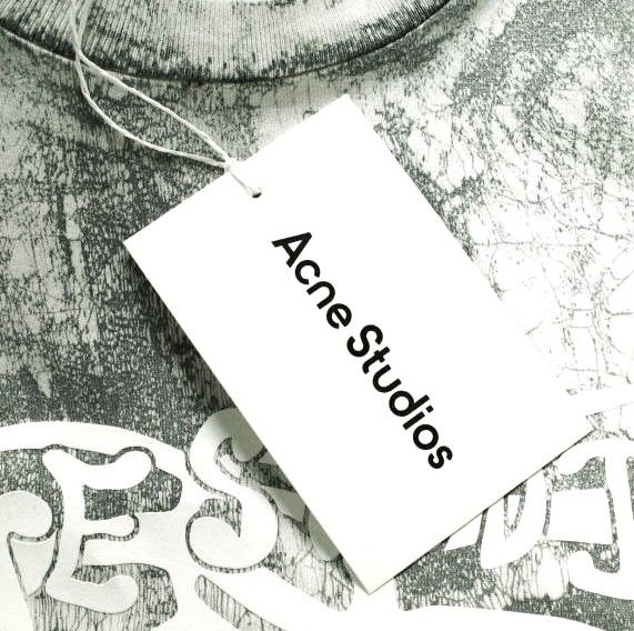 Acne Studio 25SS プラスタープリントTシャツXXS 新品 Acne Studios アクネストゥディオズ 25SS PLASTER PRINT T-SHIRT