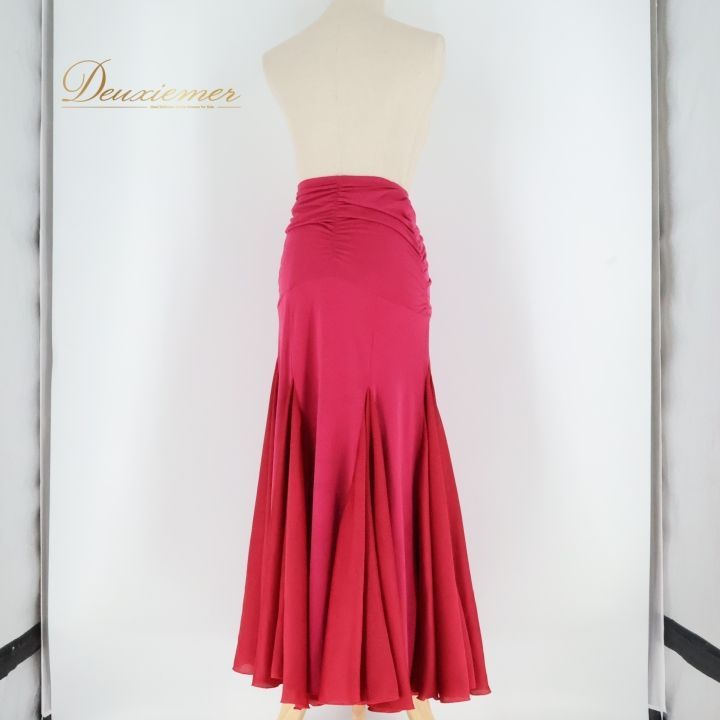 社交ダンス 衣装 スカート ピンク系 チャコット Chacott レッスン 練習