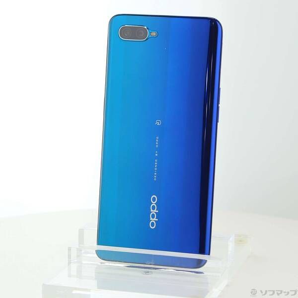 OPPO Reno A 中古品 SIMフリー 64GB 中古品〕 Reno A 64GB ブルー CPH1983BL SIMフリー【295】 - メルカリ