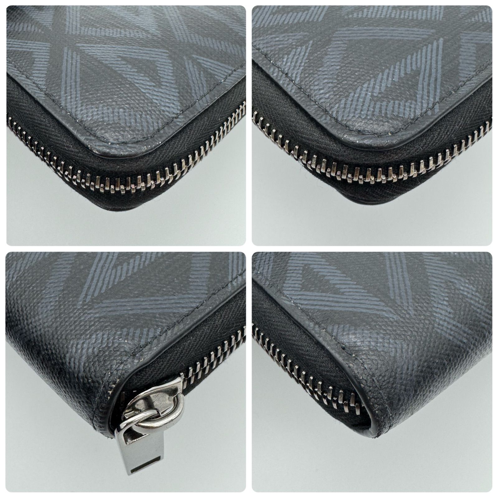 ディオール DIOR 長財布 ラウンドジップ CD ダイヤモンド ラウンド