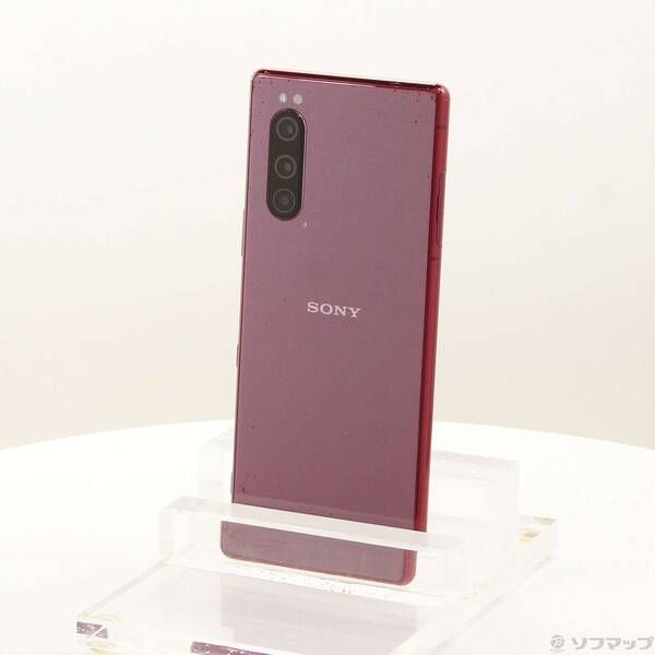 Xperia 5 レッド 64 GB Softbank 中古品〕 Xperia 5 64GB レッド 901SO SoftBank【295】 - メルカリ