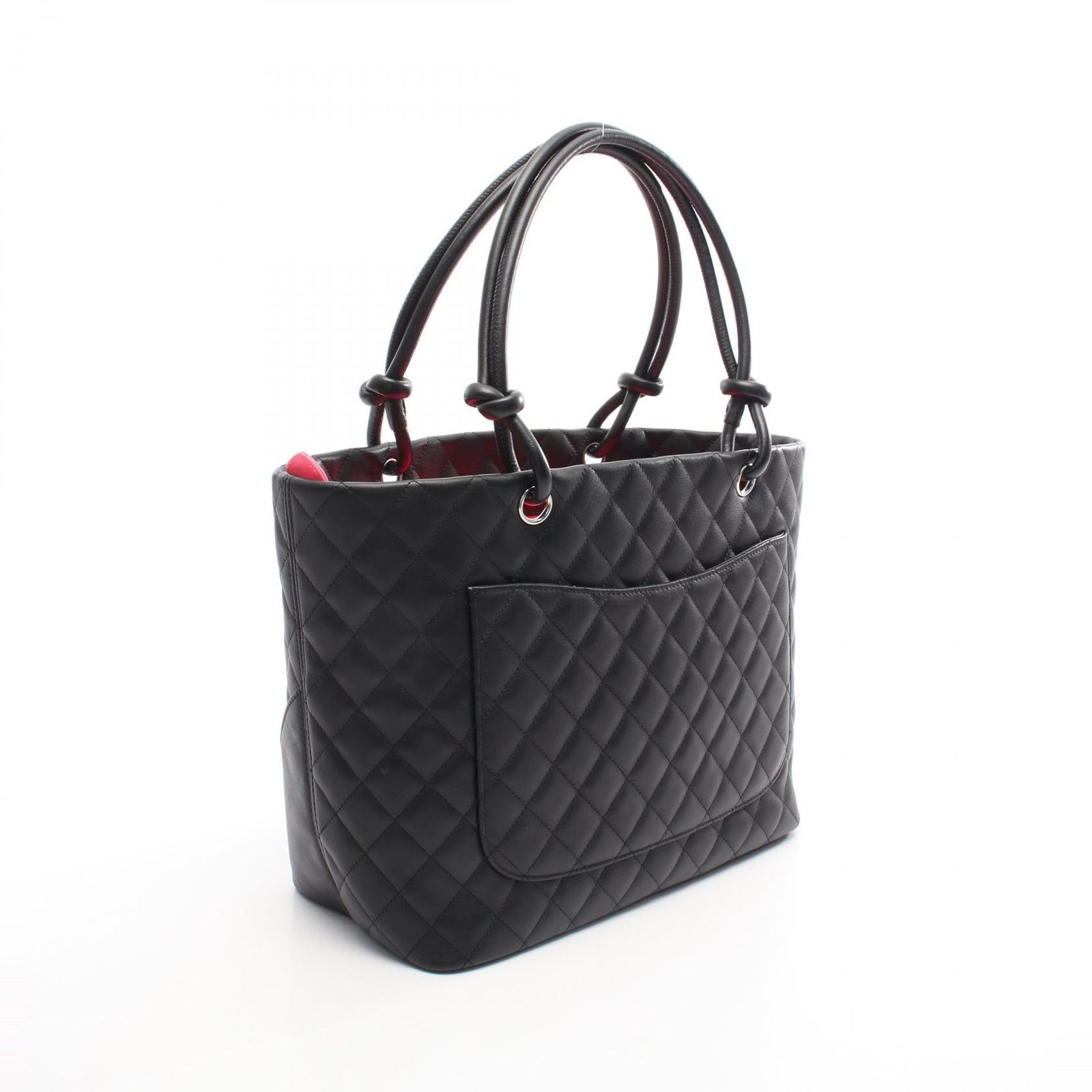 シャネル CHANEL トートバッグ カンボンライン ラージ ブラック