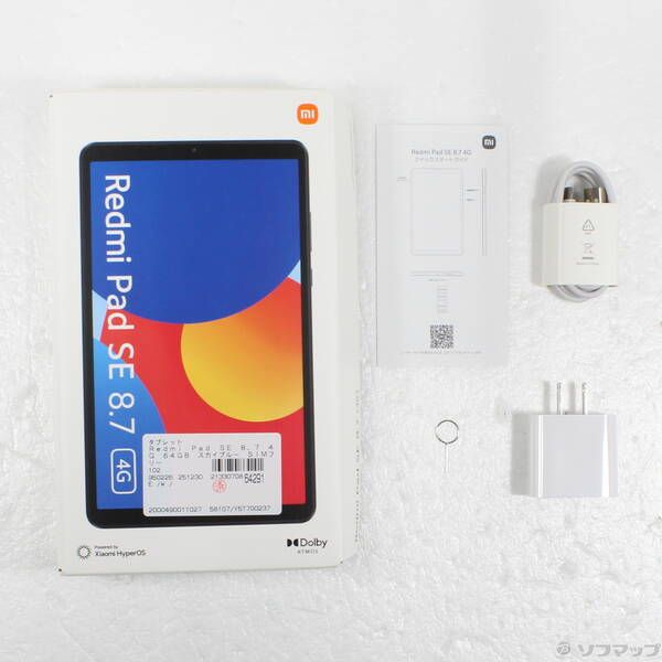 中古品〕 Redmi Pad SE 8.7 4G 64GB スカイブルー SIMフリー【198