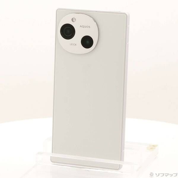 中古品〕 AQUOS R9 256GB ホワイト SH-51E docomo SIMフリー【258