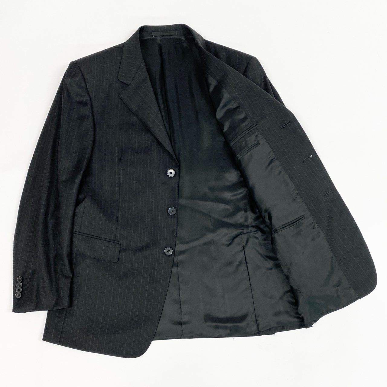 エルメネジルドゼニア　セットアップ　ブラック　シルク2% Lサイズ 楽天市場】【中古】 Ermenegildo Zegna （エルメネジルドゼニア