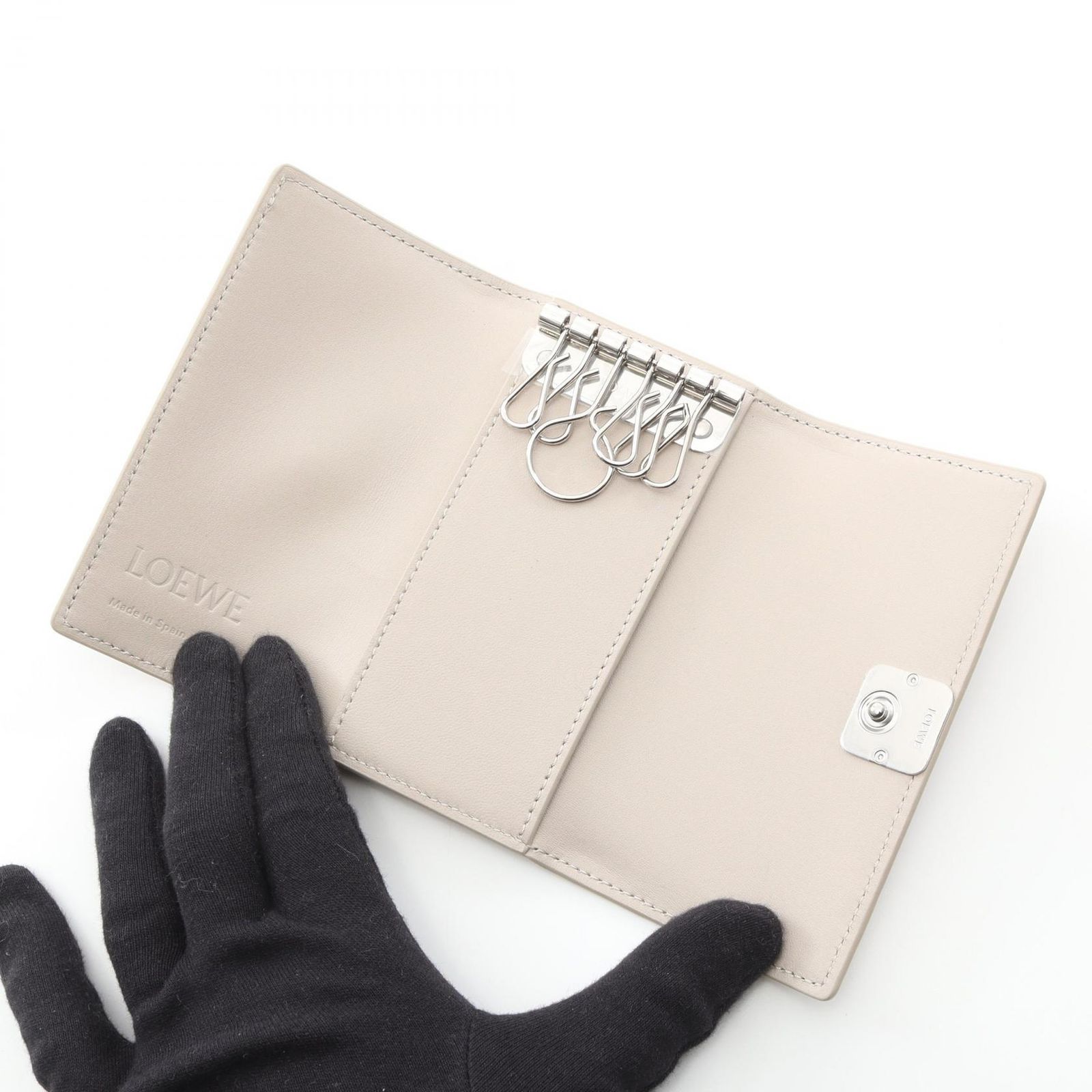 ロエベ LOEWE キーケース アナグラム C821K92X011769 ライトゴースト