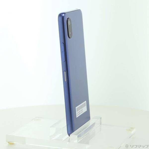 中古品〕 かんたんスマホ4 128GB ネイビー A402ZT Y!mobile SIMフリー