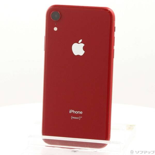 中古品〕 iPhoneXR 128GB プロダクトレッド MT0N2J／A SIMフリー【258