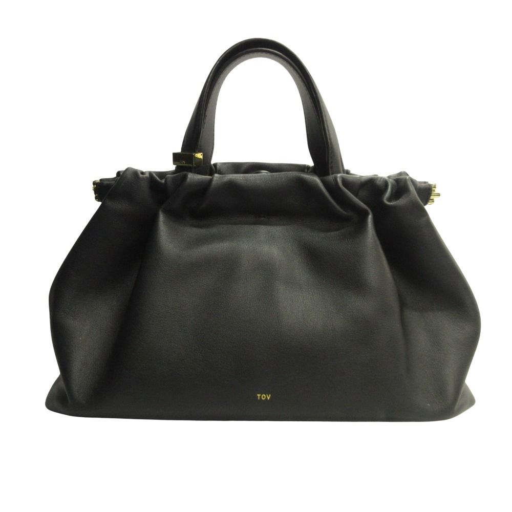 良品 TOV トーヴ FRAME HAND フレーム ハンド バッグ 鞄 2way クラッチ  