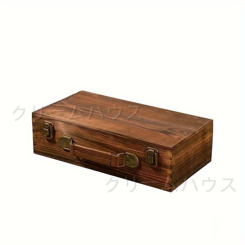新品?未使用】 木製 収納ケース 収納箱 ヴィンテージ アンティーク 古
