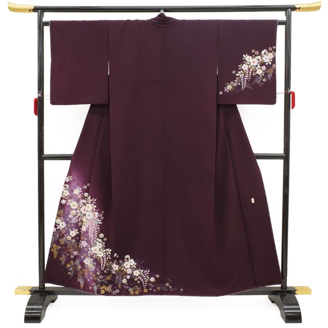 新古品】 訪問着 着物 未使用 正絹 桐屋 翠山工房 十日町 辻が花 絞り