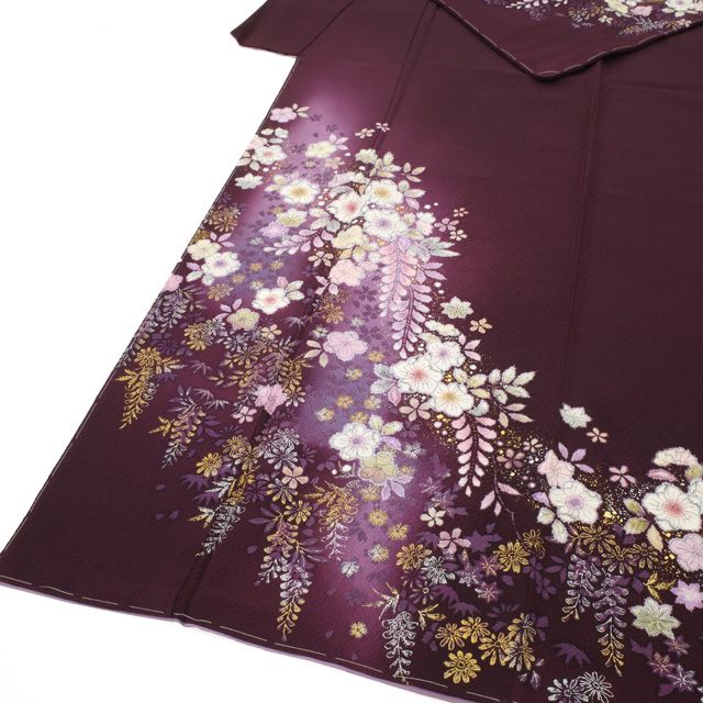 新古品】 訪問着 着物 未使用 正絹 桐屋 翠山工房 十日町 辻が花 絞り