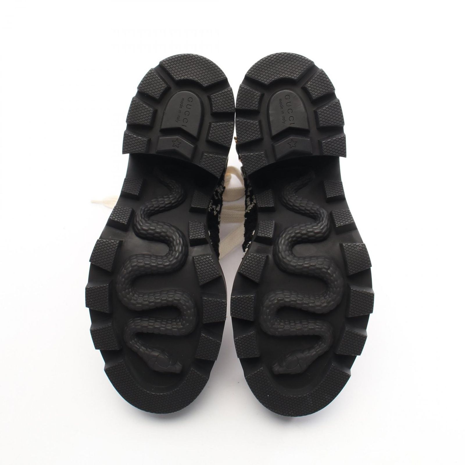 グッチ GUCCI ブーツ GG柄 シェリーライン ファブリック ブーツ